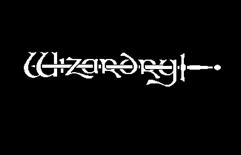Wizardry V: Heart of the Maelstrom Commodore 64 Screenshot: Loading screen.