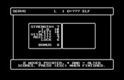 Wizardry V: Heart of the Maelstrom for Commodore 64 - Creating a new character.