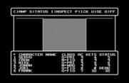 Wizardry V: Heart of the Maelstrom for Commodore 64 - You can't see anything in the rooms ahead...