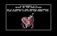 Wizardry V: Heart of the Maelstrom for Commodore 64 - Title screen.