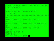 Ghost Town for TRS-80 Color Computer - In a stall...
