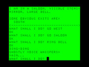 Ghost Town for TRS-80 Color Computer - Exploring a ghost saloon...