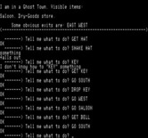Ghost Town for Exidy Sorcerer - I am in a ghost town...