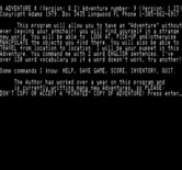 Ghost Town for Exidy Sorcerer - Starting screen.