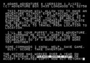 Ghost Town for Apple II - Starting screen.
