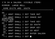 Ghost Town for Apple II - Exploring and taking some items...