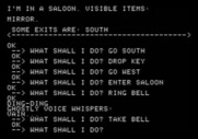 Ghost Town for Apple II - I'm in a saloon.
