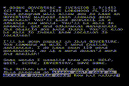Mystery Fun House for Atari 8-bit - Starting screen.