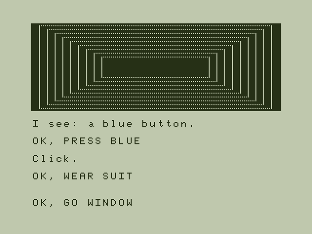 Trekboer Dragon 32/64 Screenshot: Teleporting down to a planet...