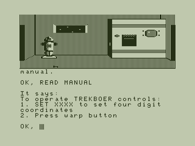 Trekboer Dragon 32/64 Screenshot: Some important information...