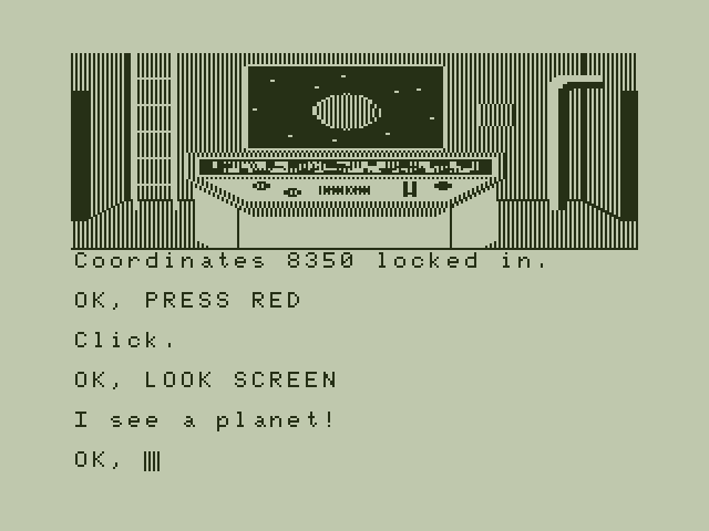 Trekboer Dragon 32/64 Screenshot: I see a planet!