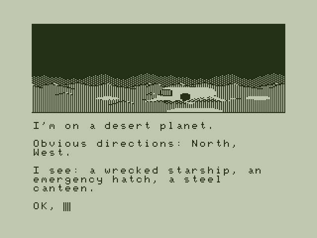 Trekboer Dragon 32/64 Screenshot: Exploring the alien world...