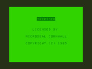 Trekboer for Dragon 32/64 - Copyright screen.