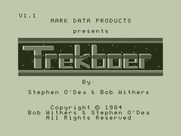 Trekboer for Dragon 32/64 - Title screen.