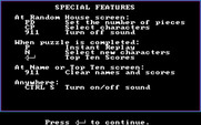 Peanuts Picture Puzzlers for IBM PC/Compatibles - Instructions, continued...