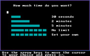 Peanuts Picture Puzzlers for IBM PC/Compatibles - The main menu.