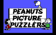 Peanuts Picture Puzzlers for IBM PC/Compatibles - Title screen.
