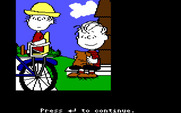 Peanuts Picture Puzzlers for IBM PC/Compatibles - One of the pictures you can unscramble.