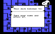 Peanuts Picture Puzzlers for IBM PC/Compatibles - Personalize your disk.