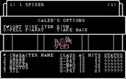 Wizardry: Knight of Diamonds - The Second Scenario for IBM PC/Compatibles - Giant spiders attack!