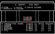 Wizardry: Knight of Diamonds - The Second Scenario for IBM PC/Compatibles - A chest! Open it?