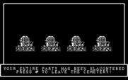 Wizardry: Knight of Diamonds - The Second Scenario for IBM PC/Compatibles - Game over.