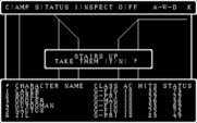 Wizardry: Knight of Diamonds - The Second Scenario for IBM PC/Compatibles - There are some stairs here...head up them?