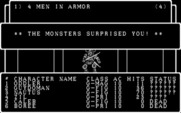 Wizardry: Knight of Diamonds - The Second Scenario for IBM PC/Compatibles - You surprised the monsters!