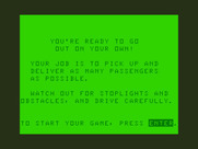 Taxi for TRS-80 Color Computer - Ready? Drive carefully!