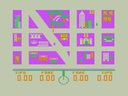 Taxi for TRS-80 Color Computer - Here's the New York City map.