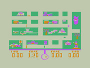 Taxi for TRS-80 Color Computer - On my way to drop off a passenger...