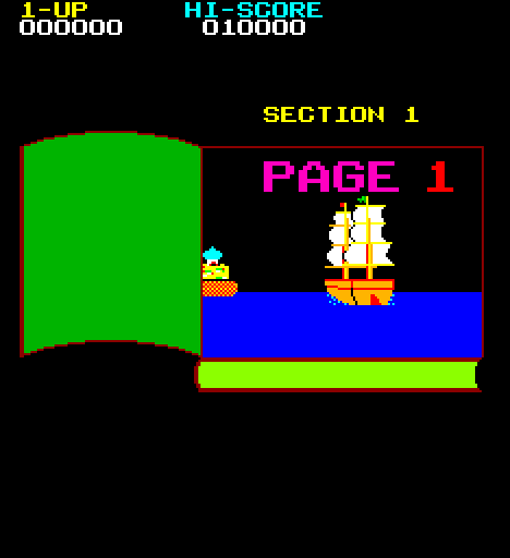 Arabian Arcade Screenshot: Ready to start the first level?