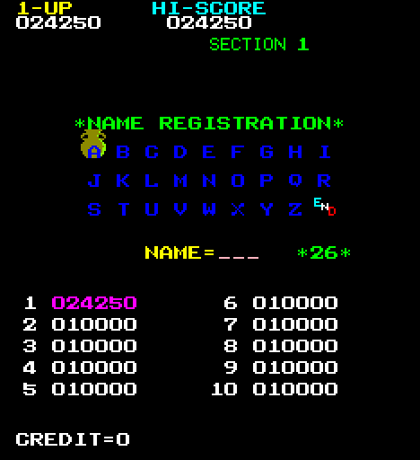 Arabian Arcade Screenshot: A new high score!