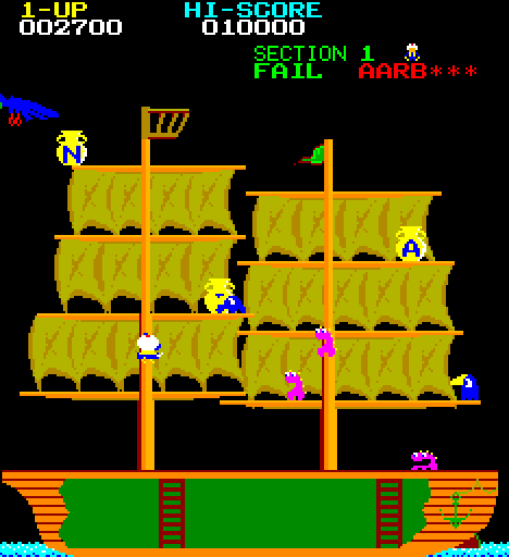 Arabian Arcade Screenshot: Level one start.
