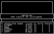 Wizardry: Legacy of Llylgamyn - The Third Scenario for IBM PC/Compatibles - Entering the dungeon...