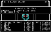 Wizardry: Legacy of Llylgamyn - The Third Scenario for IBM PC/Compatibles - Attack options...