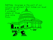 Goofy Covers Government for TRS-80 Color Computer - First, an introduction to congress...