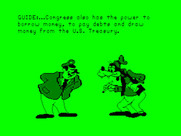 Goofy Covers Government for TRS-80 Color Computer - The lesson continues...