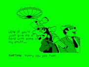 Goofy Covers Government for TRS-80 Color Computer - Time to hurry along...