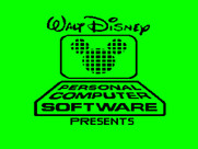Goofy Covers Government for TRS-80 Color Computer - Walt Disney Personal Computer Software logo.