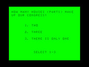 Goofy Covers Government for TRS-80 Color Computer - Another question; what's the correct answer?