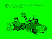 Goofy Covers Government for TRS-80 Color Computer - First, a photographer joins us...