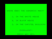 Goofy Covers Government for TRS-80 Color Computer - Excellent! I answered correctly...