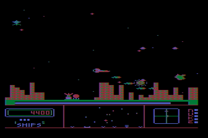 Repton Atari 8-bit Screenshot: More enemies appear...
