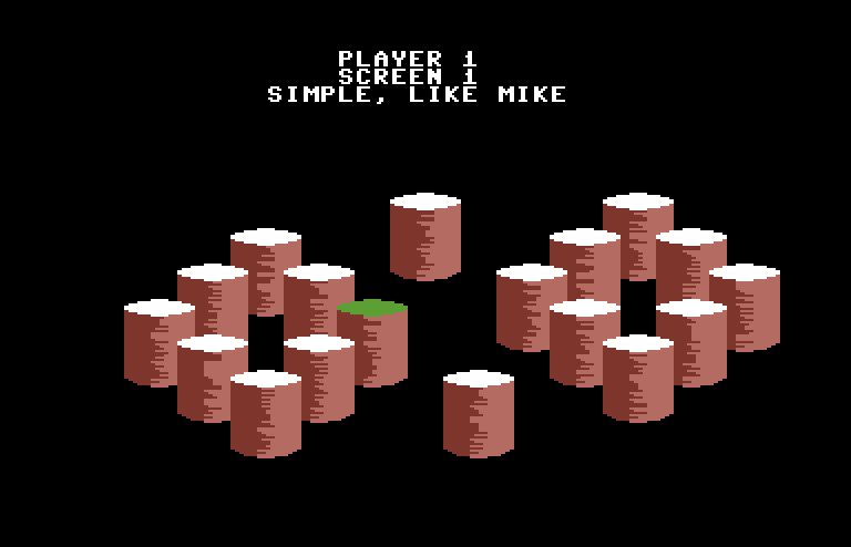 Pogo Joe Commodore 64 Screenshot: Screen 1: Simple, Like Mike...