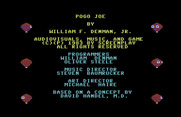 Pogo Joe for Commodore 64 - Game credits.