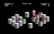 Pogo Joe for Commodore 64 - Bouncing around the board...