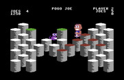Pogo Joe for Commodore 64 - Each level has a different layout...