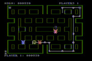 Mouskattack for Atari 8-bit - Building pipes...I'm almost trapped here!