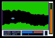 Lunar Leeper for Apple II - The second stage; entering a cave...